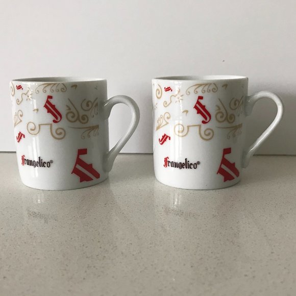 DEMITASSE ESPRESSO CUPS - Frangelico Liquor NWOT - Picture 1 of 7